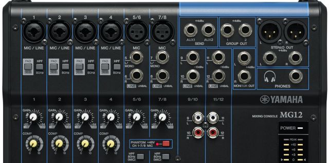 MG12 12-Kanal Mischpult