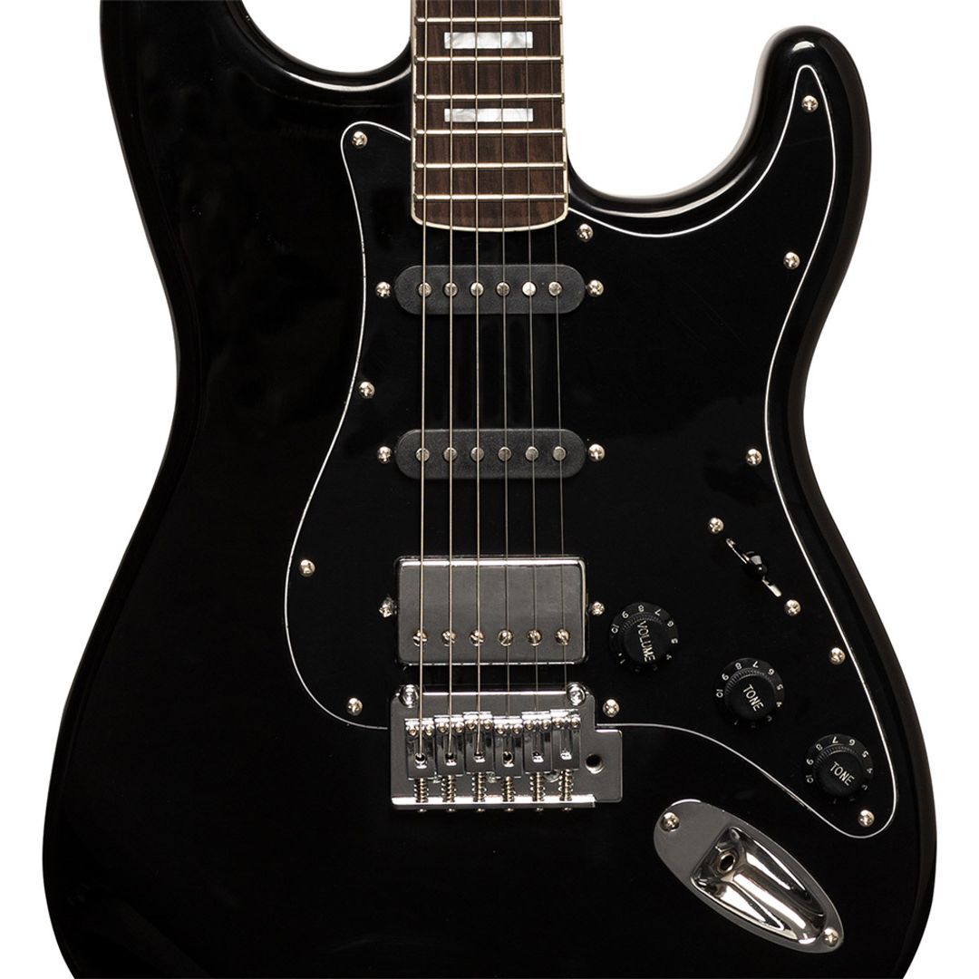 SES-60BLK E-Gitarre Black