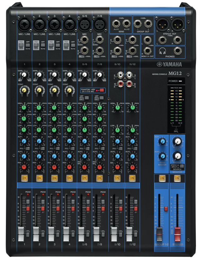 MG12 12-Kanal Mischpult