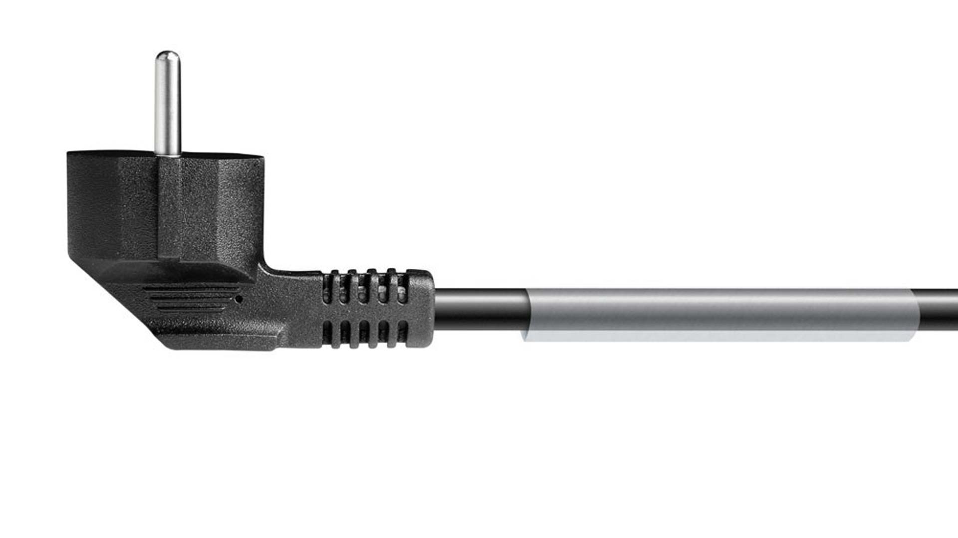 6-fach Steckdosenleiste, black