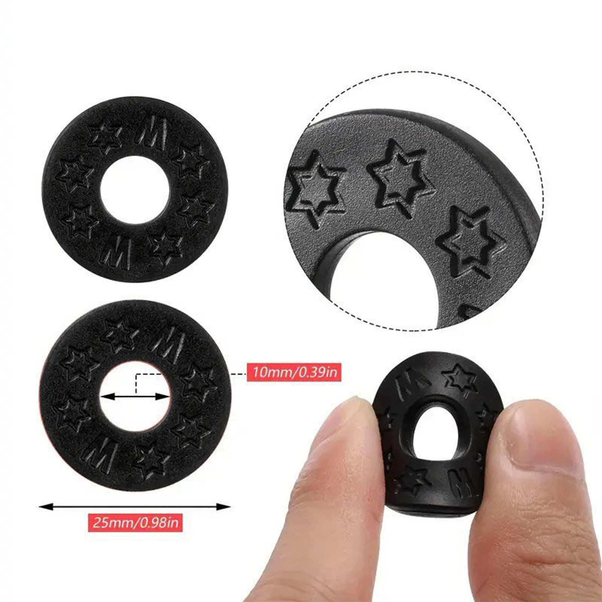 Strap Lock, Gummi 2er-Packung