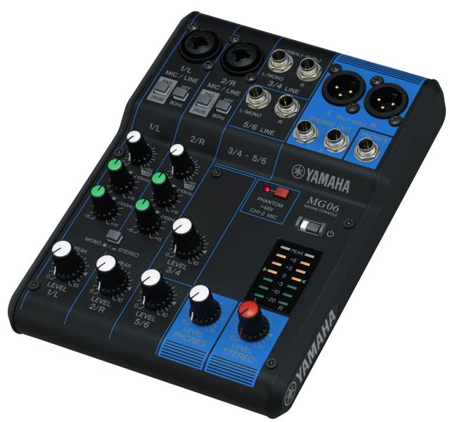 MG06 6-Kanal Mischpult