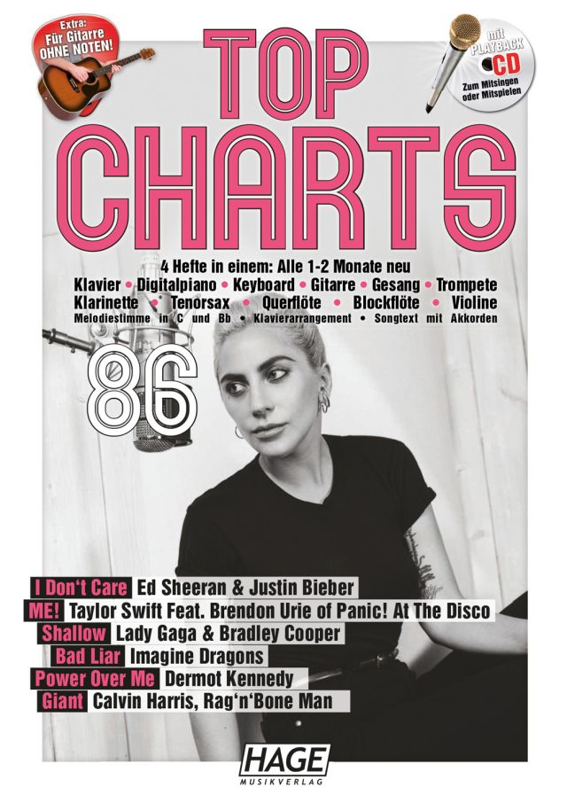 Top Charts 86 Songbook + CD