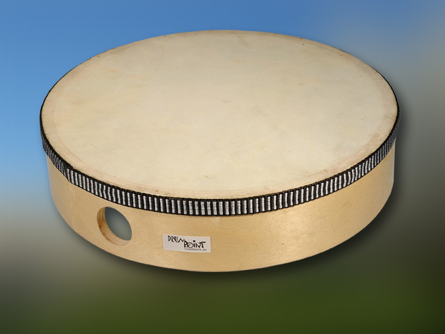 Tambourin Vert 40 Cm PARTYPRO - Avec Cymbales, Pour Déguisement, Carnaval, Animation (à Partir De 14 Ans)