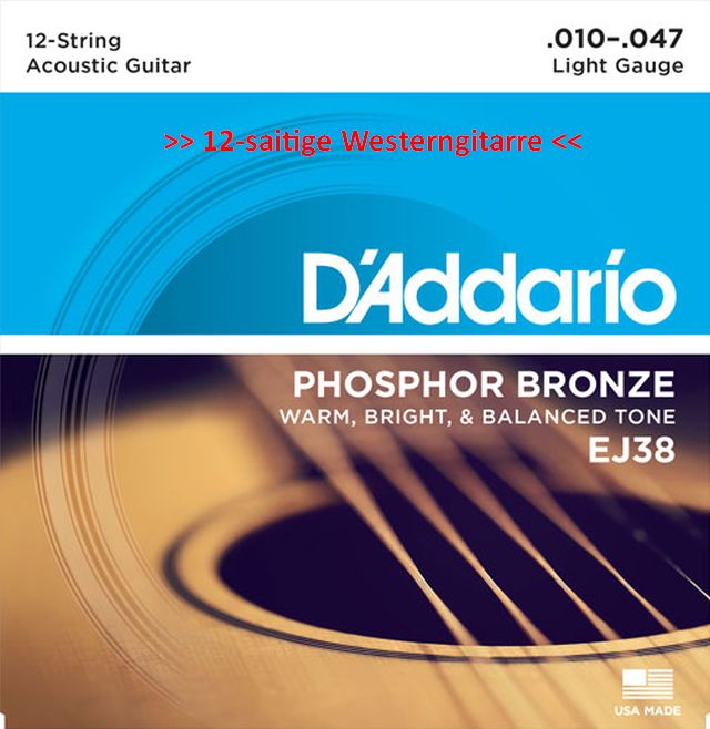EJ38 Saitensatz W-Gitarre 12St