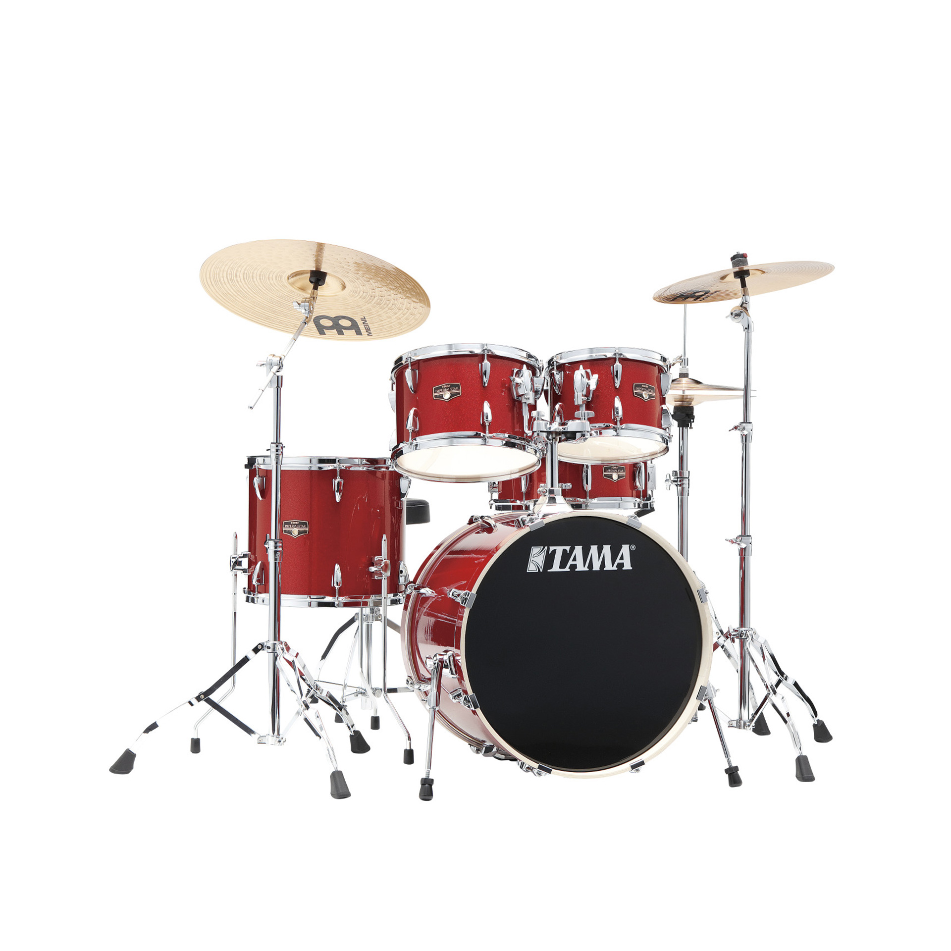 Imperialstar Drumset Burnt Red