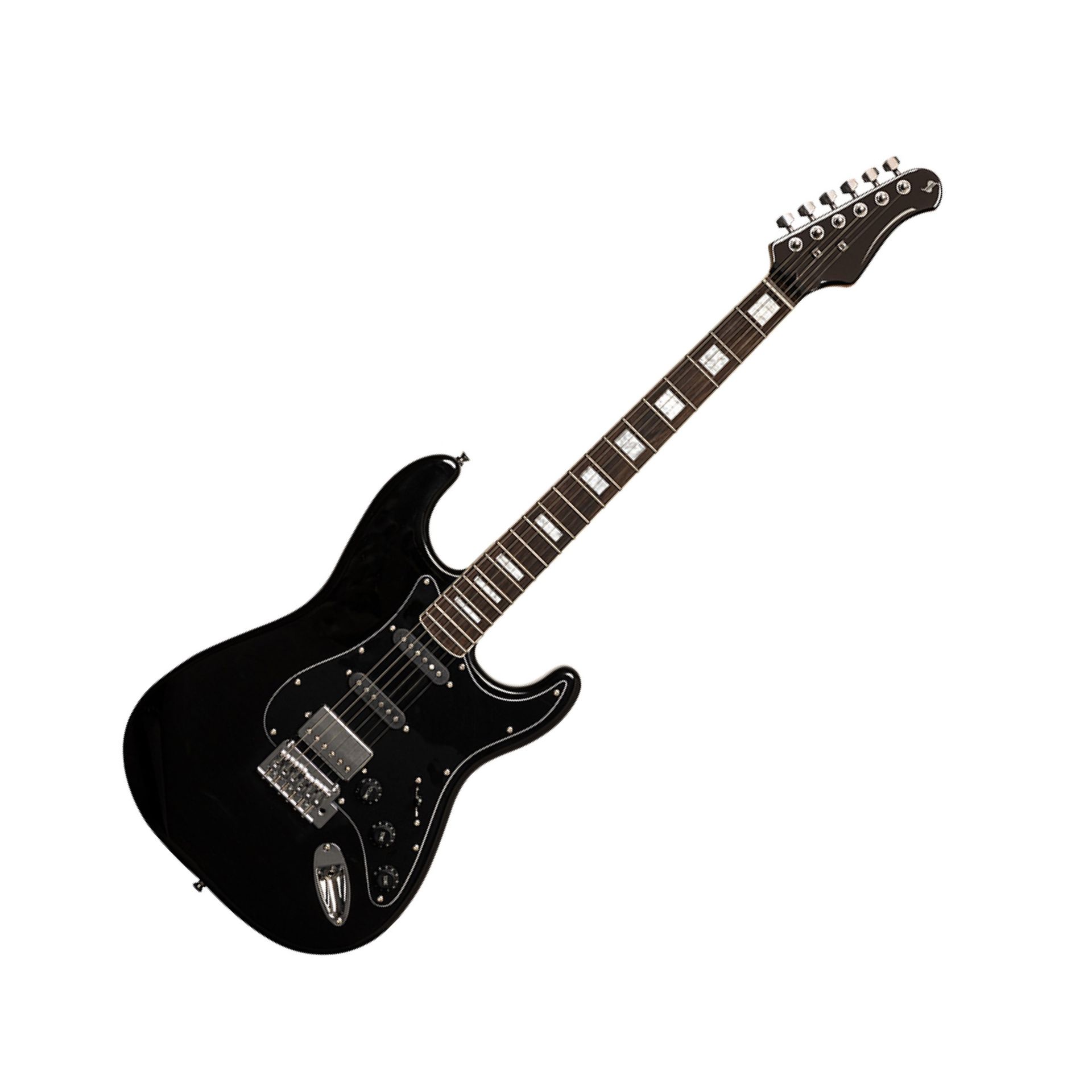 SES-60BLK E-Gitarre Black
