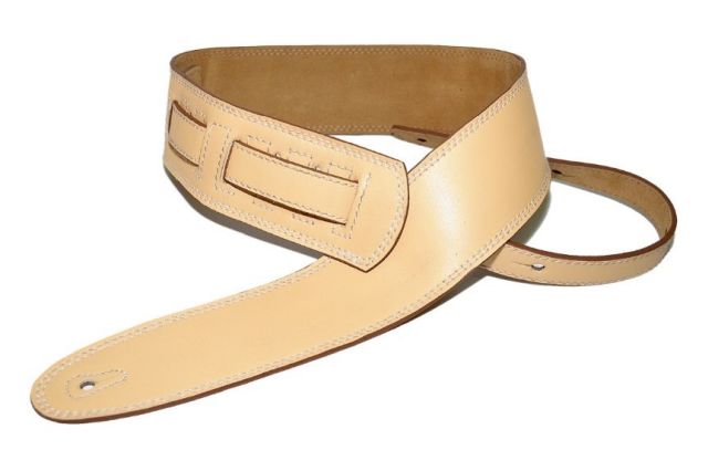 Softy Cream Gitarrengurt Leder