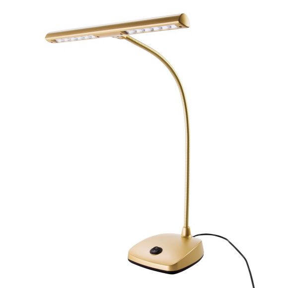 12297 Pianoleuchte goldfarbig