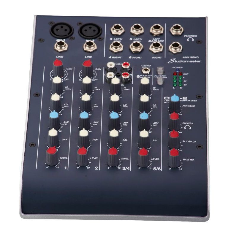 C2S-2 6Kanal Kompakt-Mischpult