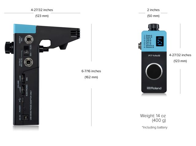 RT-MicS Hybrid Drum Modul