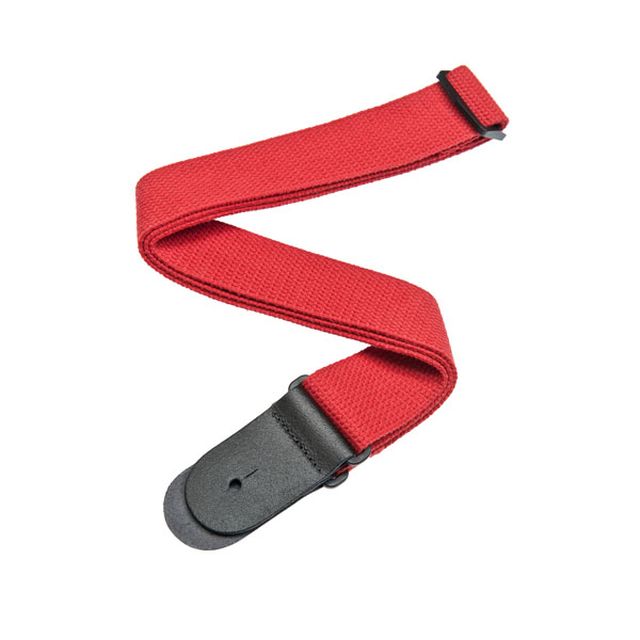 50CT05 Gitarrengurt Cotton Red