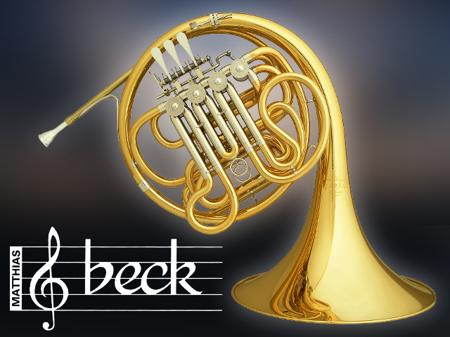 801-L  F/B-Doppelhorn Messing