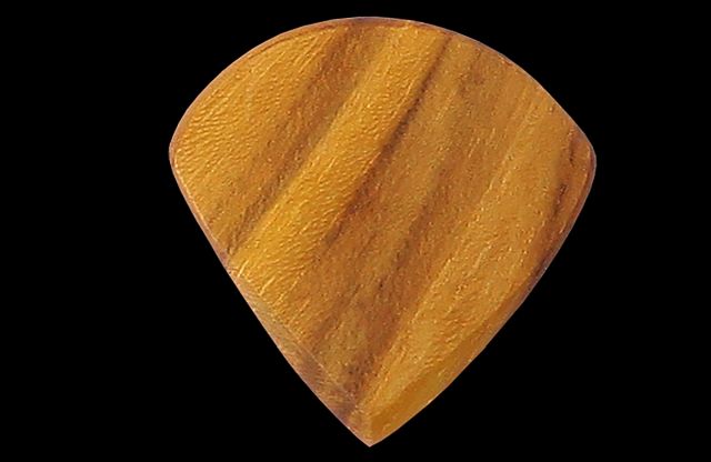 Holz- Plektrum Zebrawood Jazz