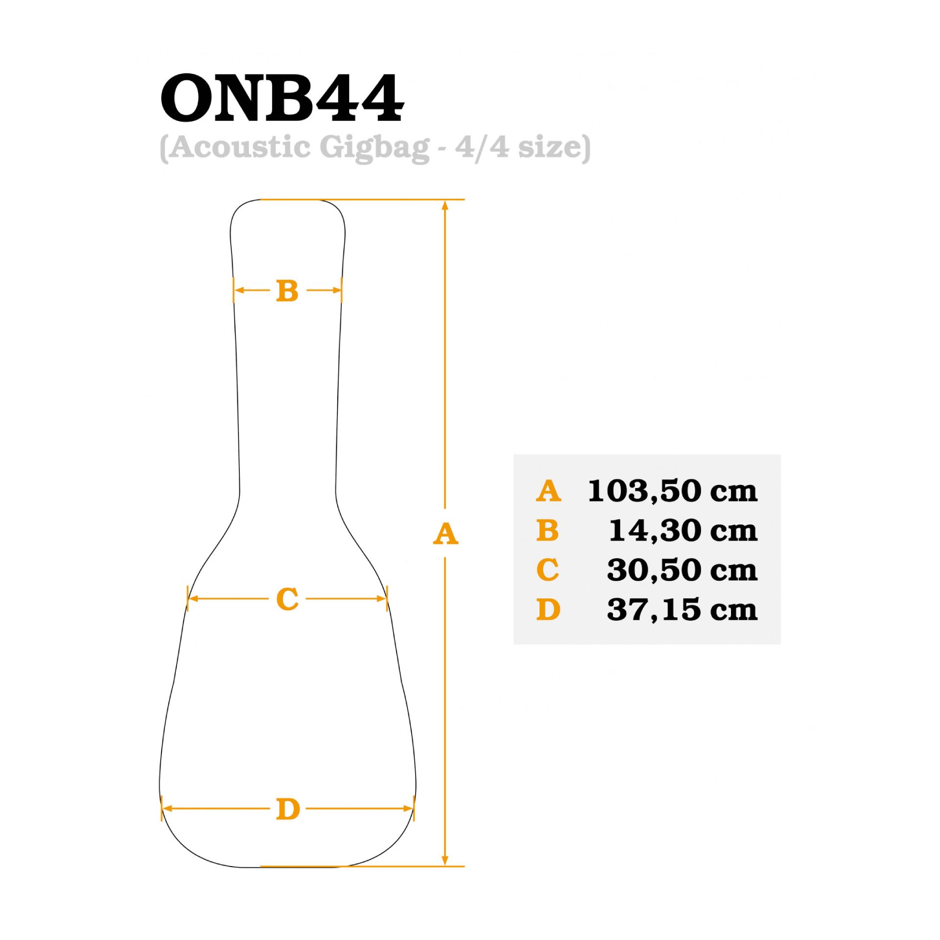ONB44 Gigbag f. Konzertgitarre