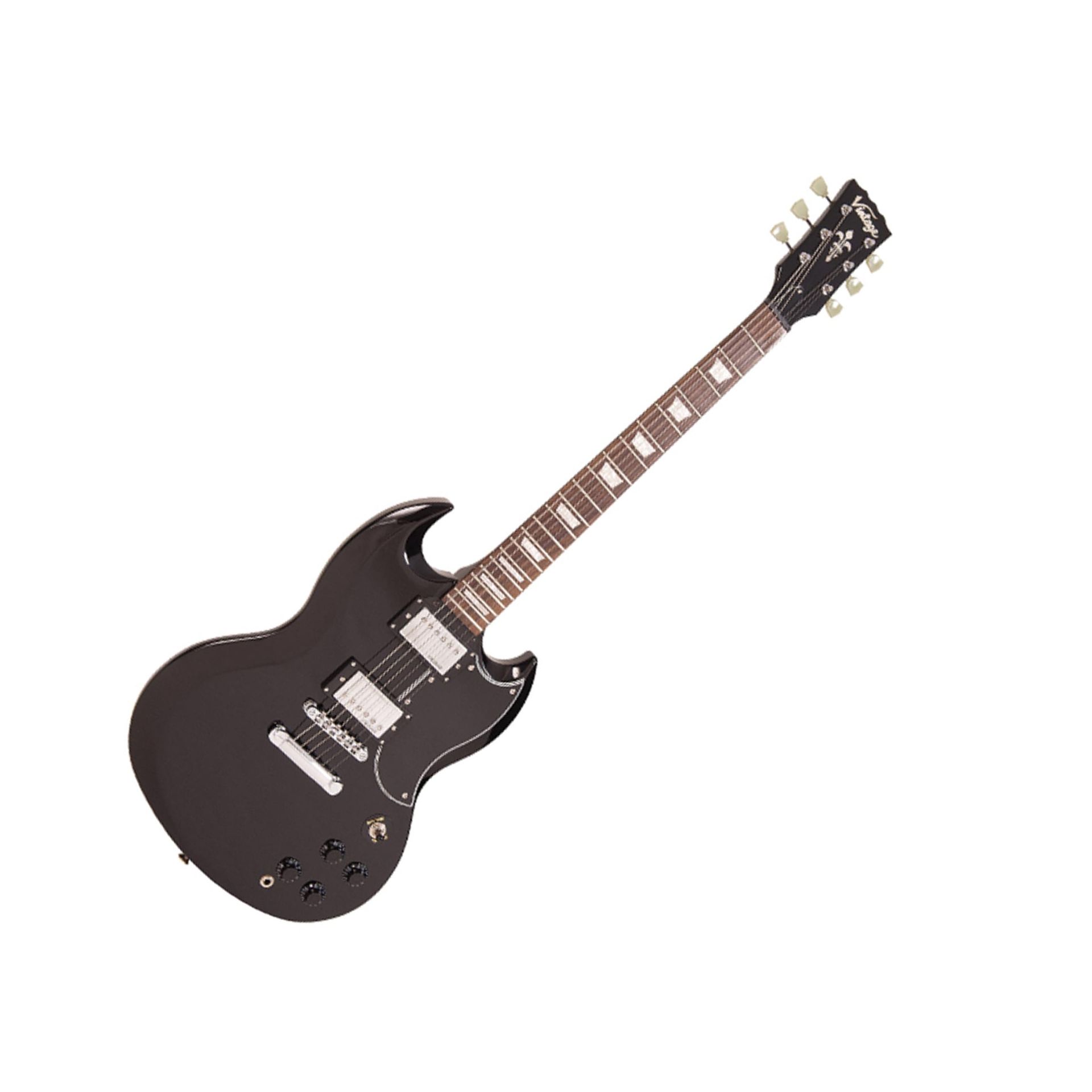 VS6B SG E-Gitarre Gloss Black