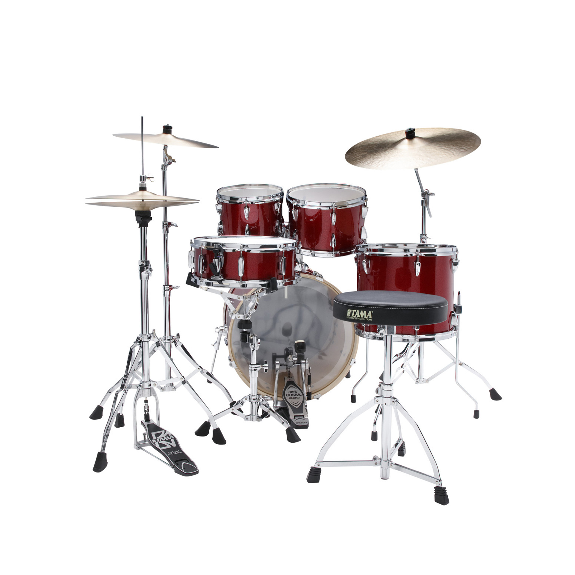 Imperialstar Drumset Burnt Red