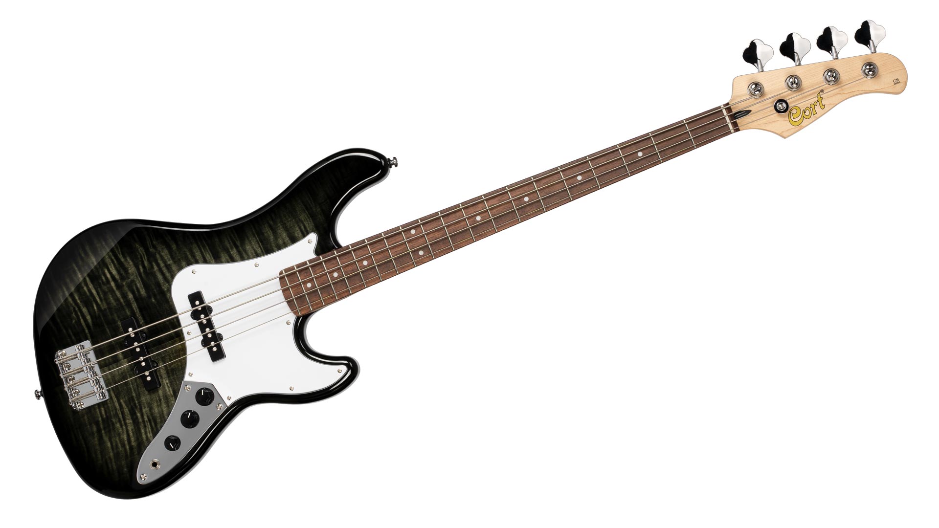 GB24JJ2TB E-Bass Trans Black