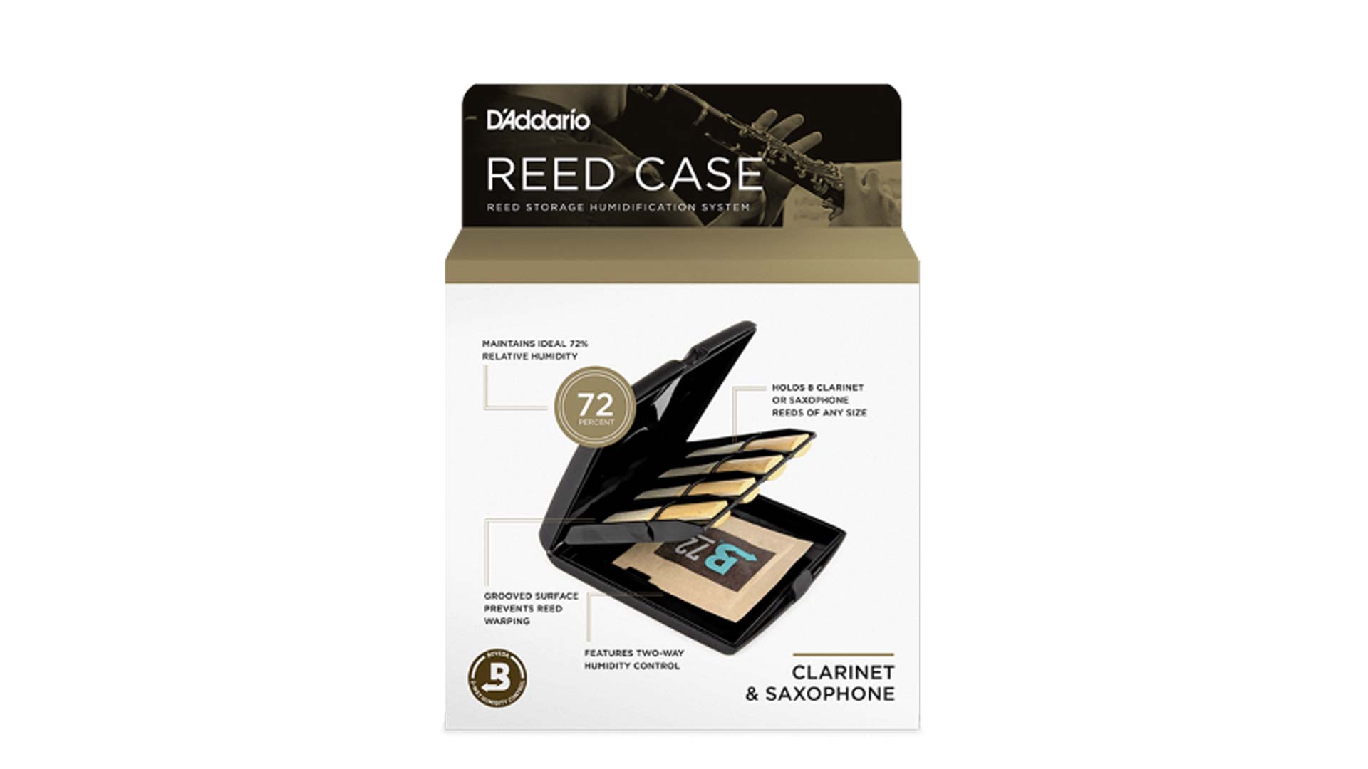 Reed Case Blattetui Klar/Sax