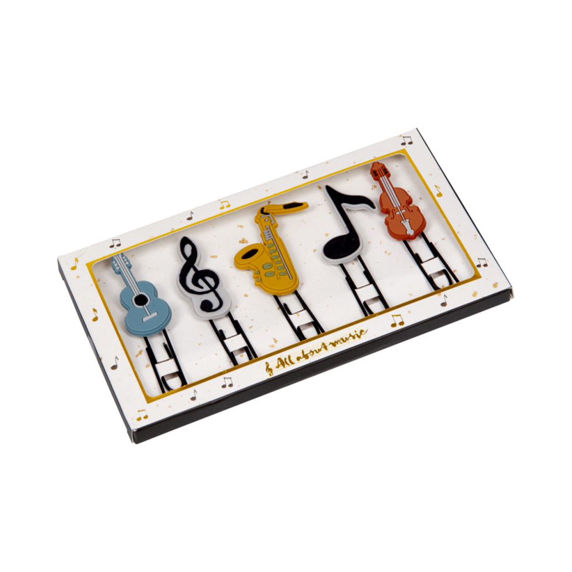 Deko-Klammern-All about music