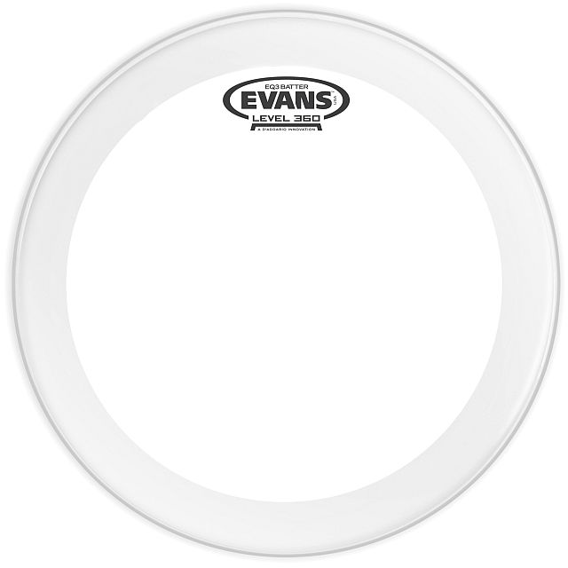 EQ3 20'' clear, Bassdrum-Fell
