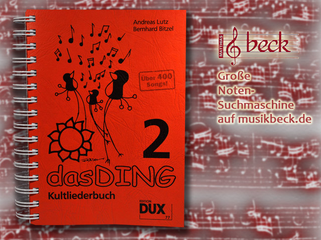das DING 2  Kultliederbuch