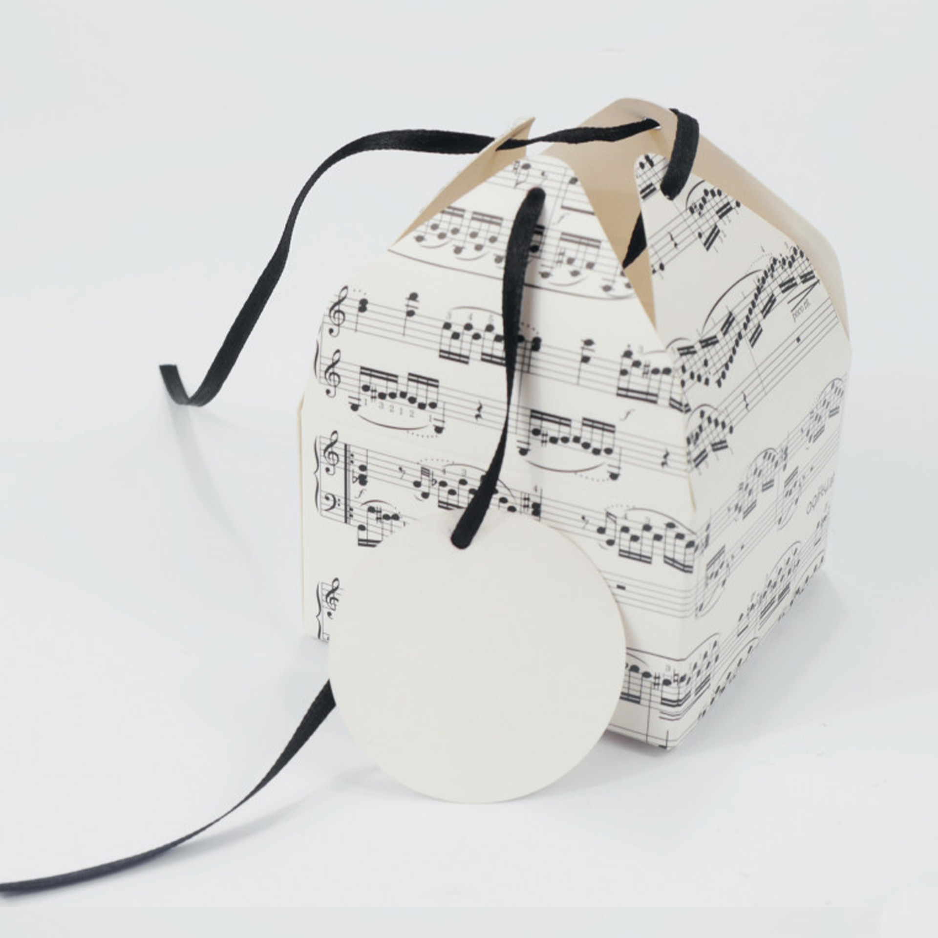 Geschenkbox Notenzeilen