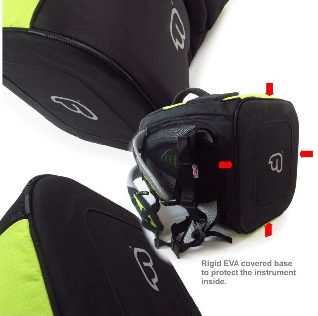 PB-13-L Euphonium Black/Lime