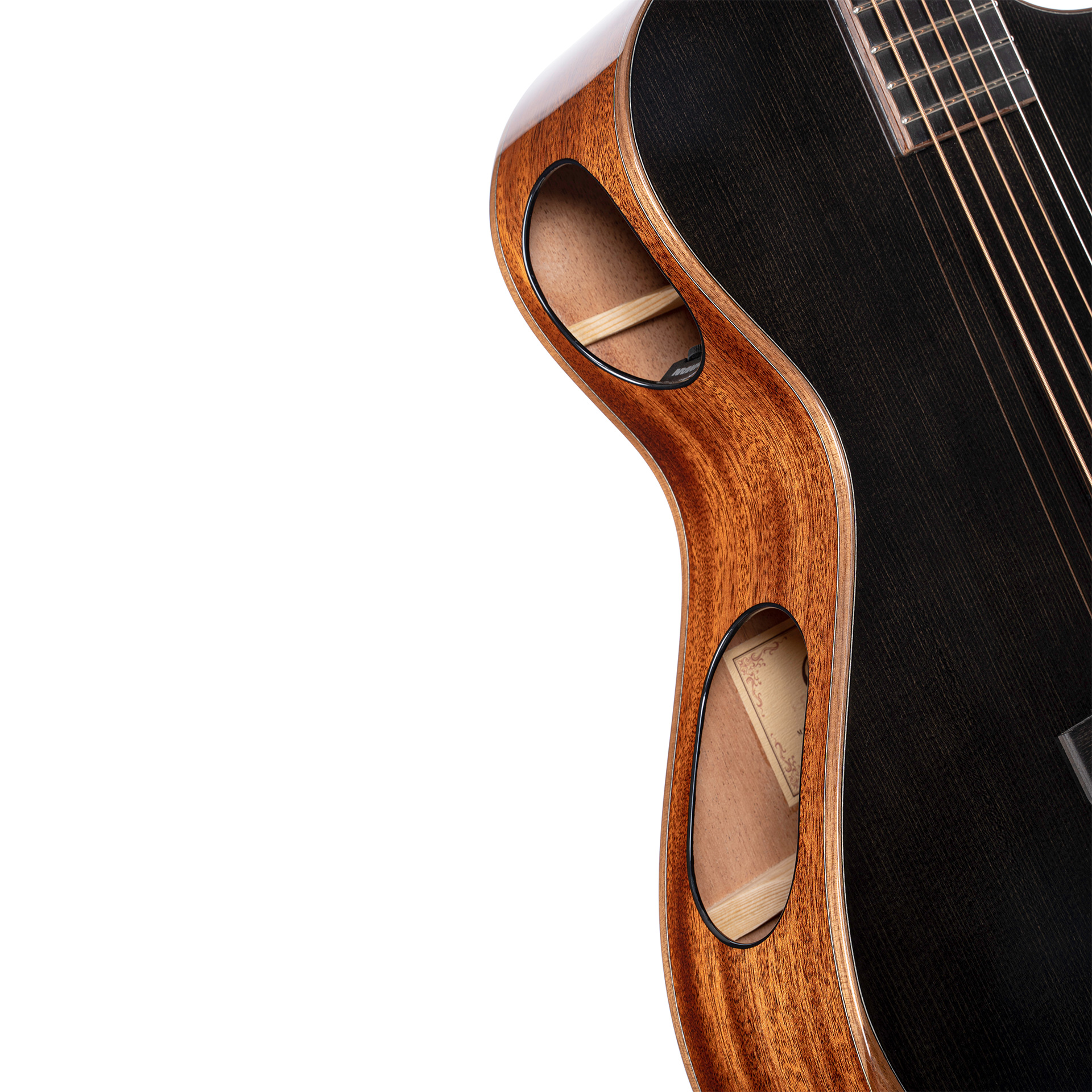 Modern Black Westerngitarre