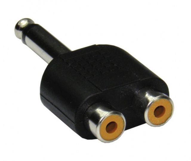 S59 2er Y-Adapter, RCA, mono
