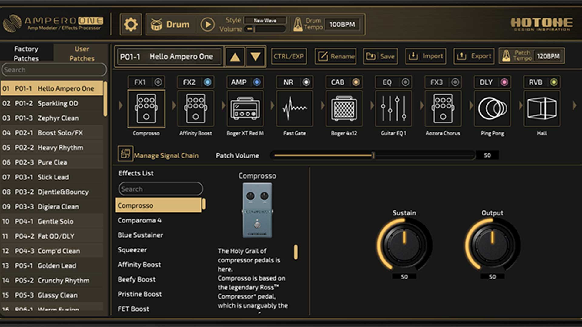 Ampero One Multieffektgerät