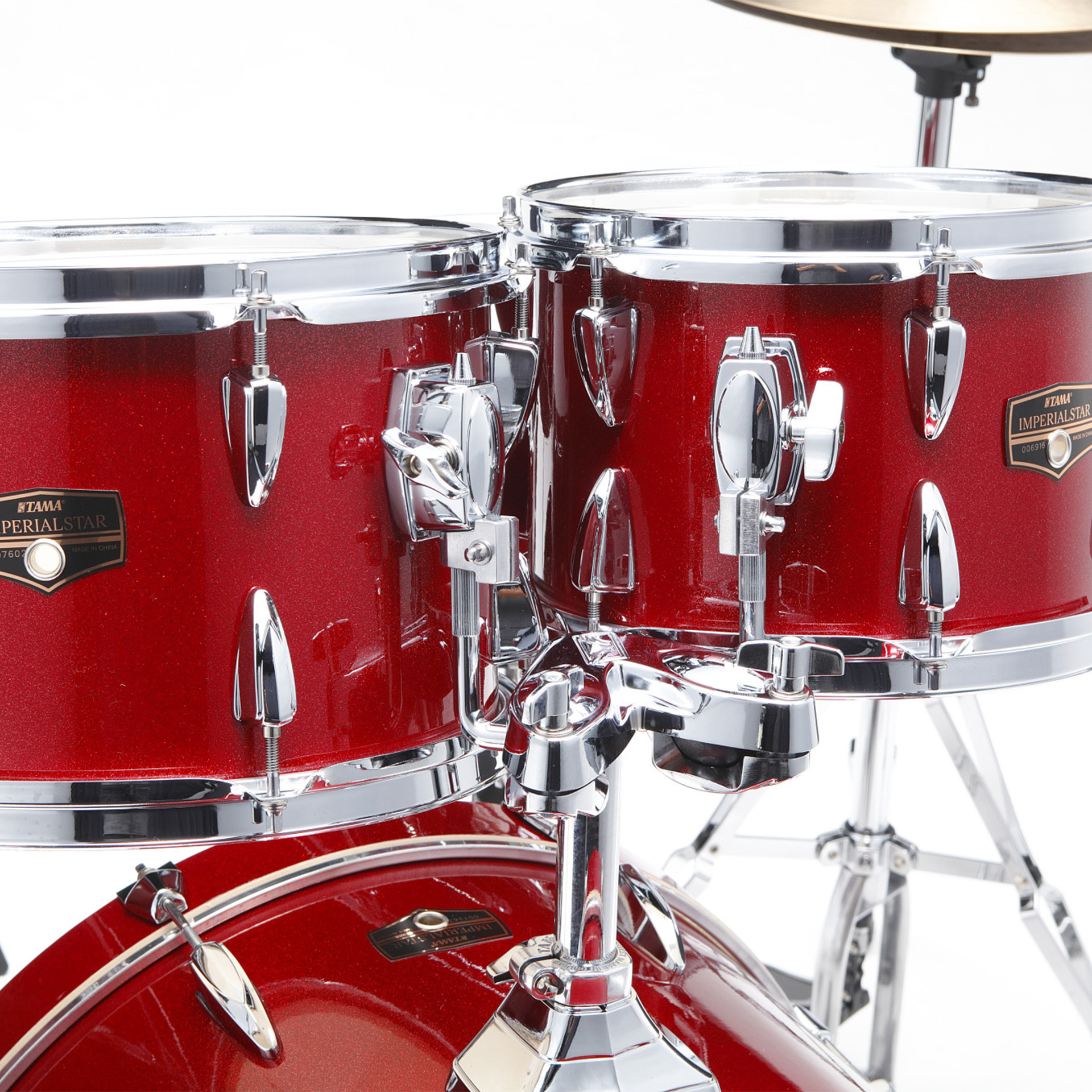 Imperialstar Drumset Burnt Red