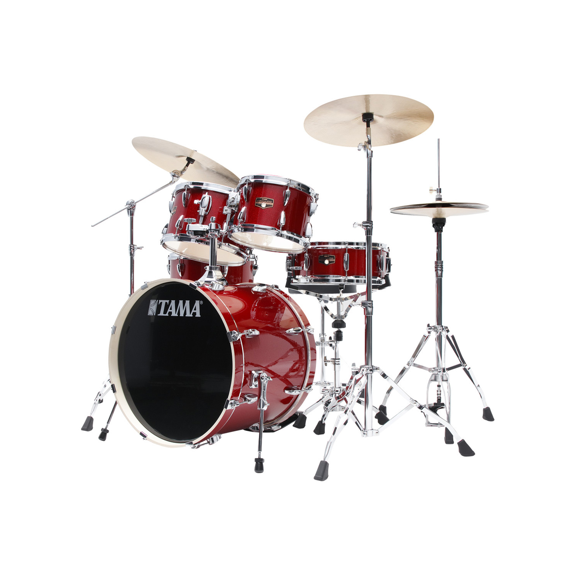 Imperialstar Drumset Burnt Red