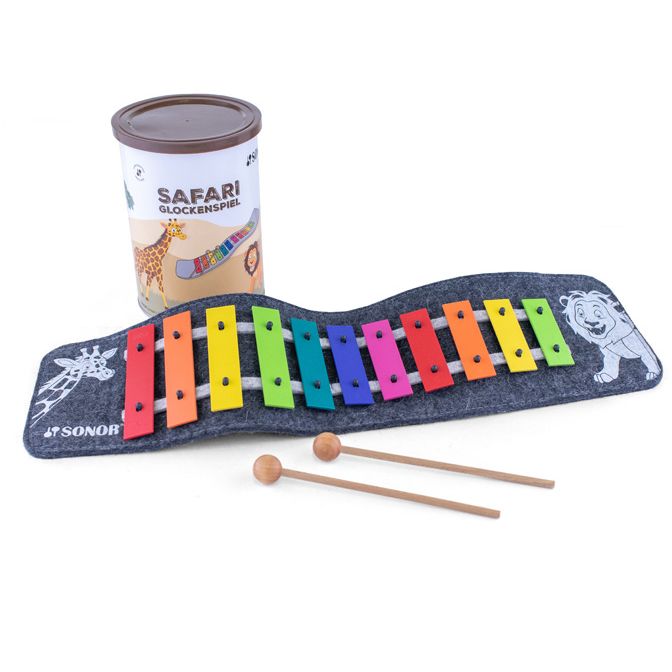 Safari Glockenspiel in BW Farb