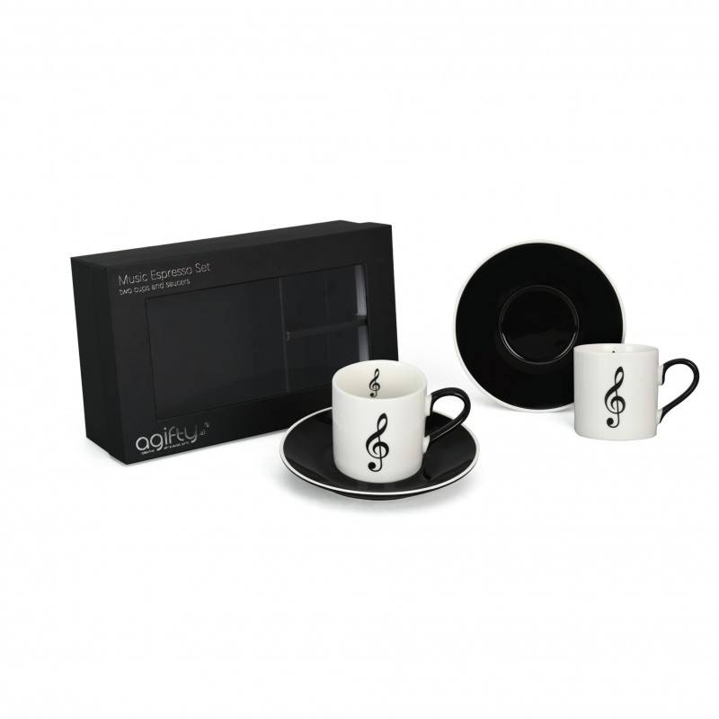 Espresseotassen Violinschlüss.