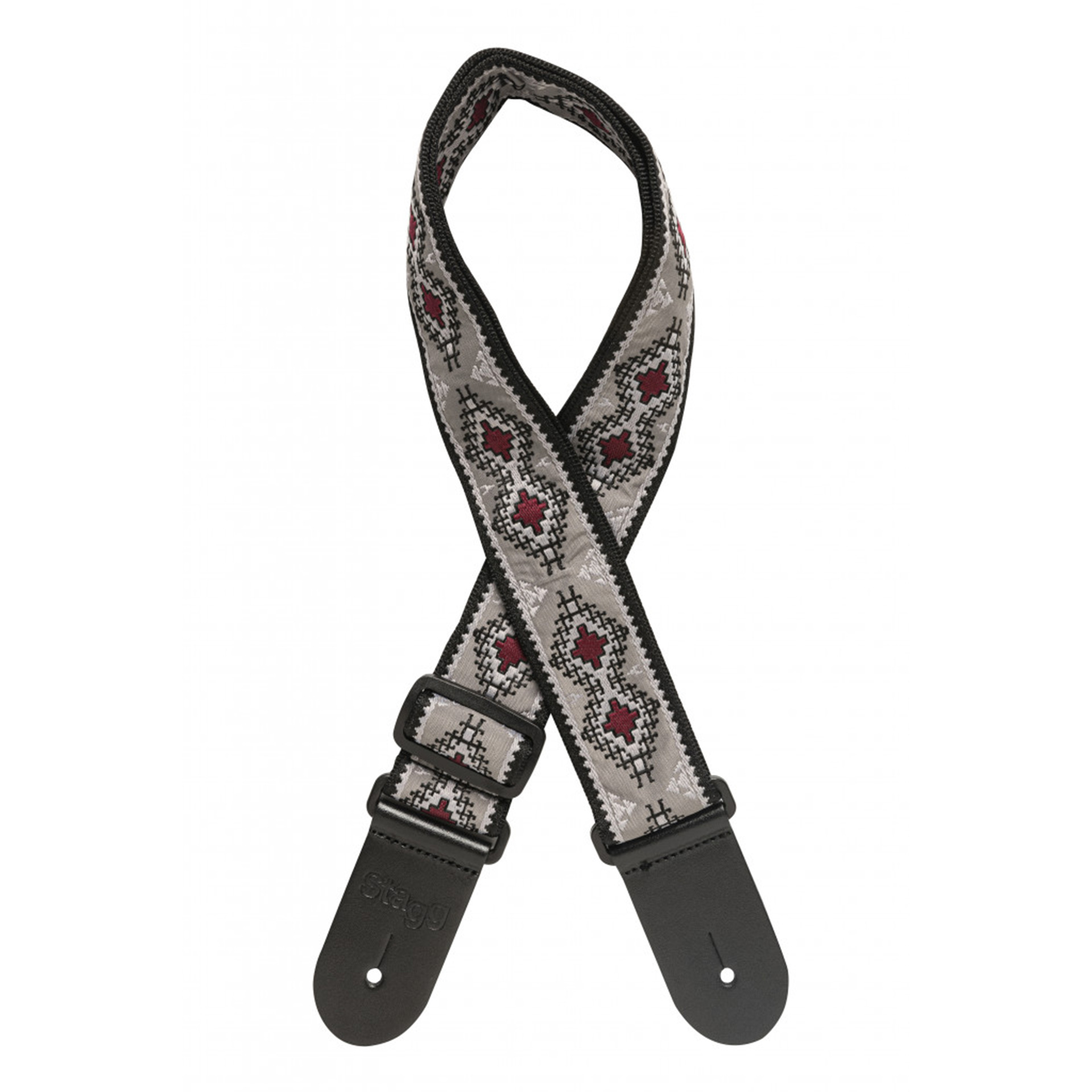 SWO-DIAM-GREY Gitarrengurt