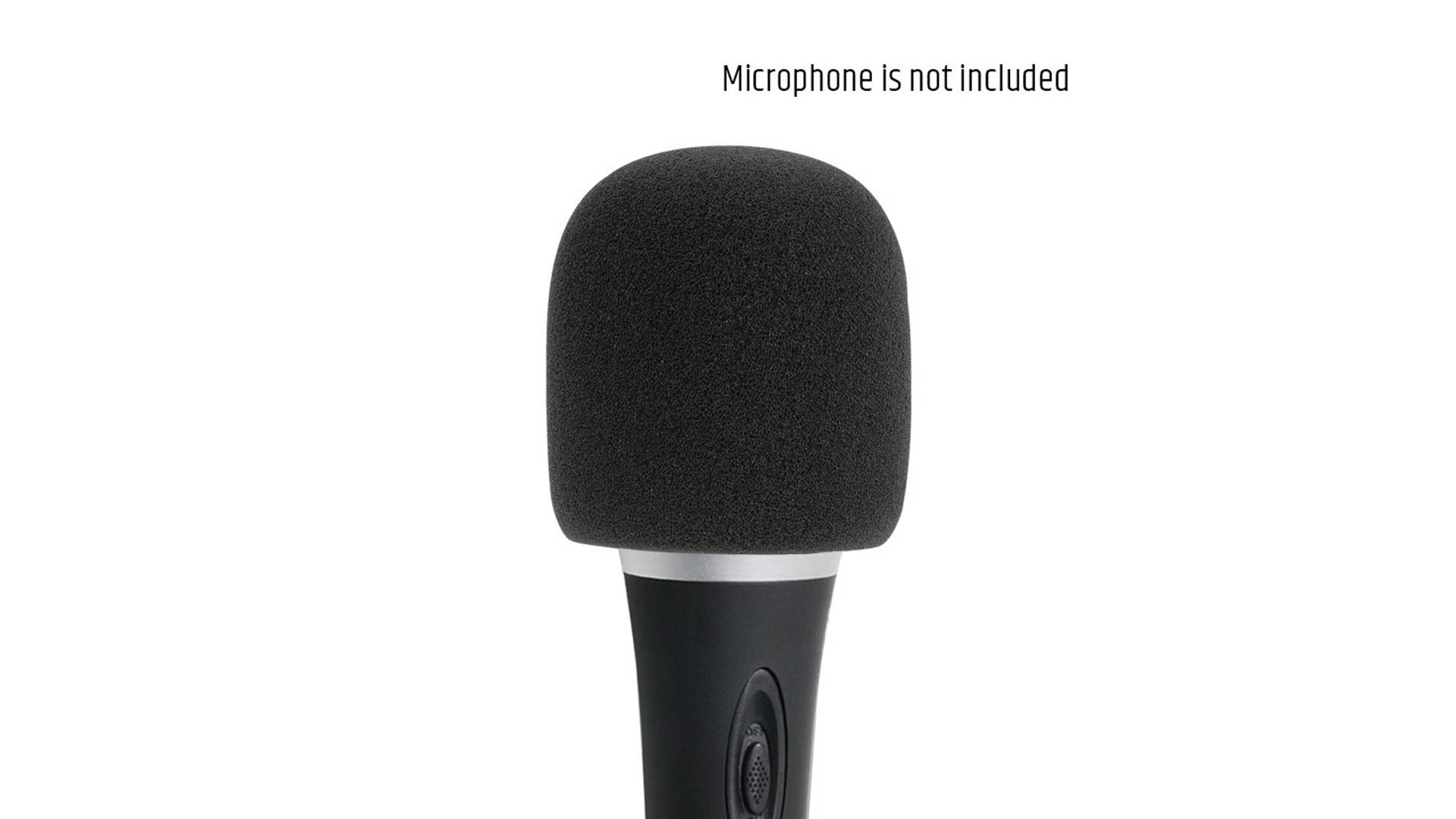 Mikrofon-Windschutz, schwarz