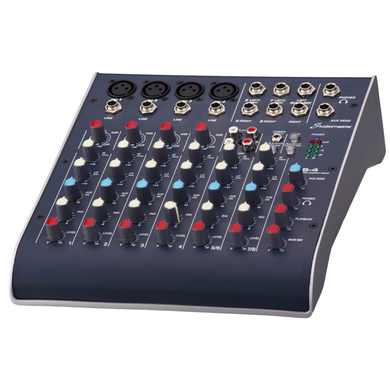 C2S-4 8Kanal Kompakt-Mischpult