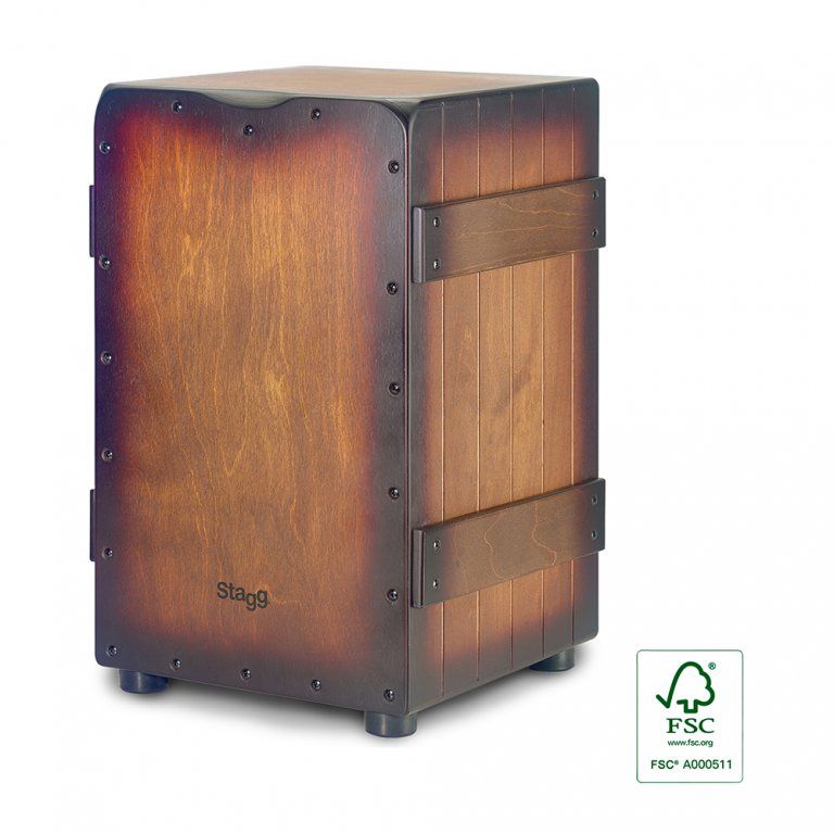 Cajon Brown Crate Sunburst