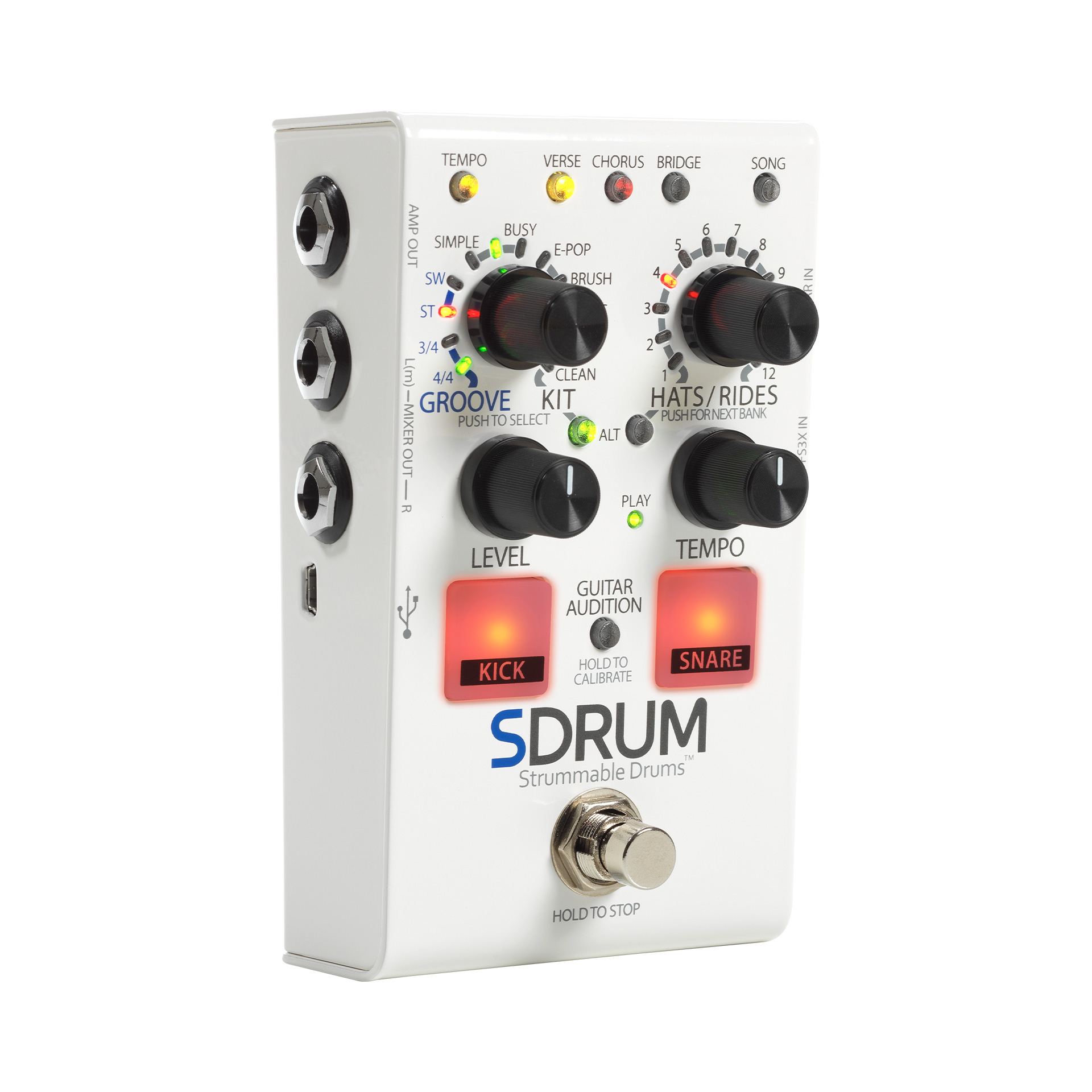 SDRUM Strummable Drums