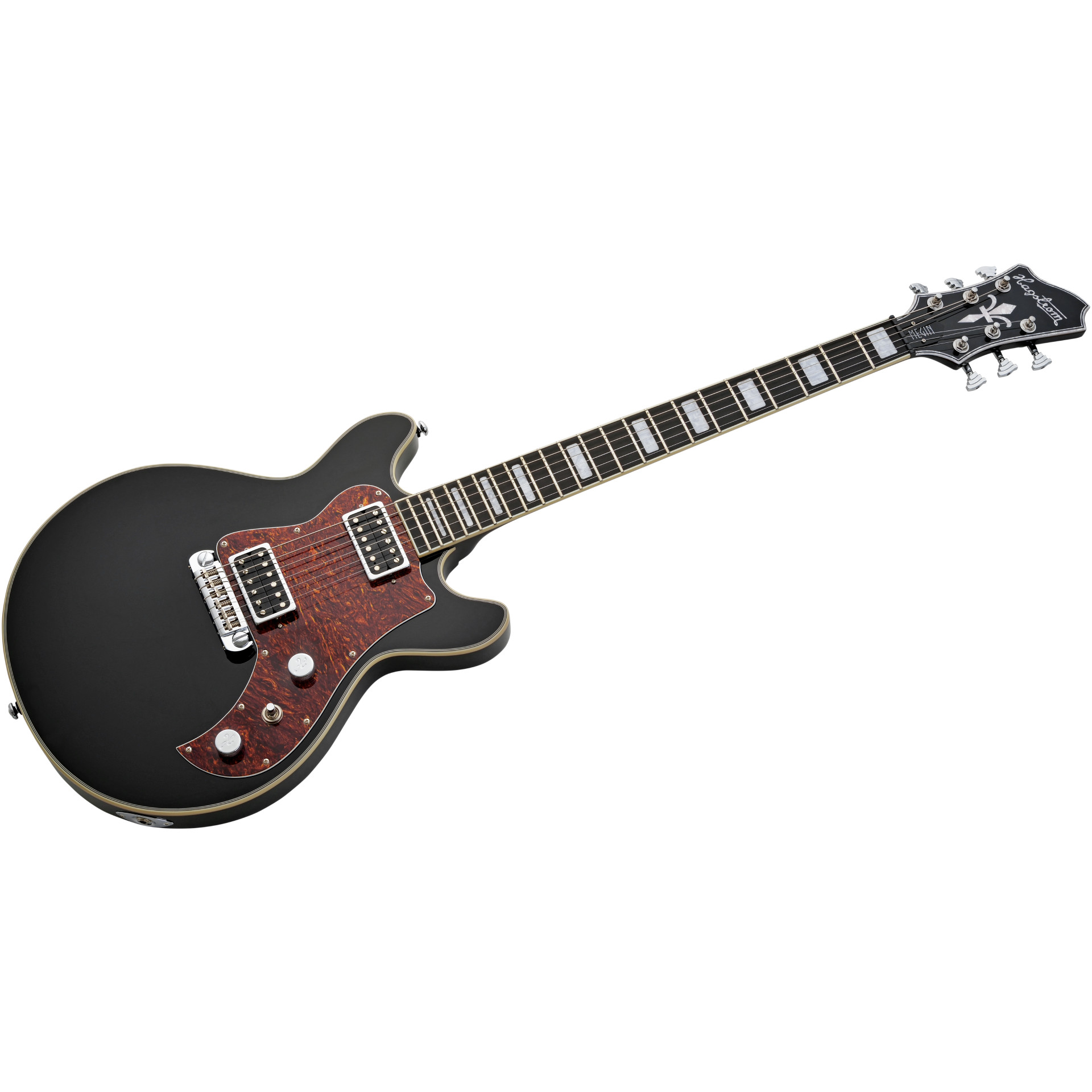 Megin E-Gitarre, Black Gloss