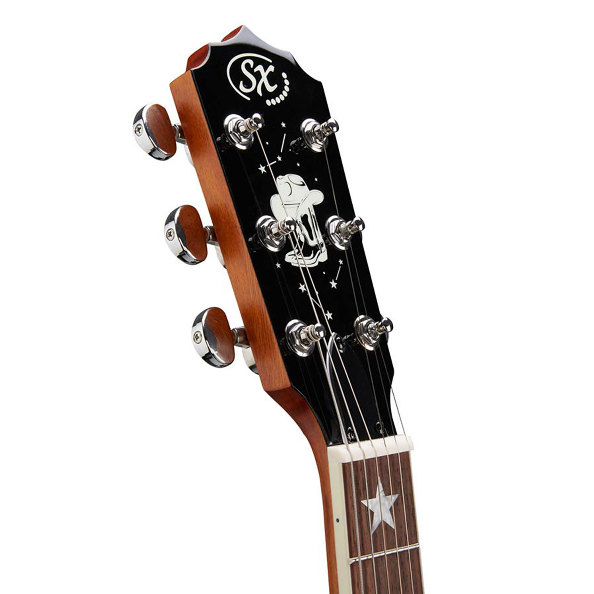 BJ406 Guitar Banjo Natural S.