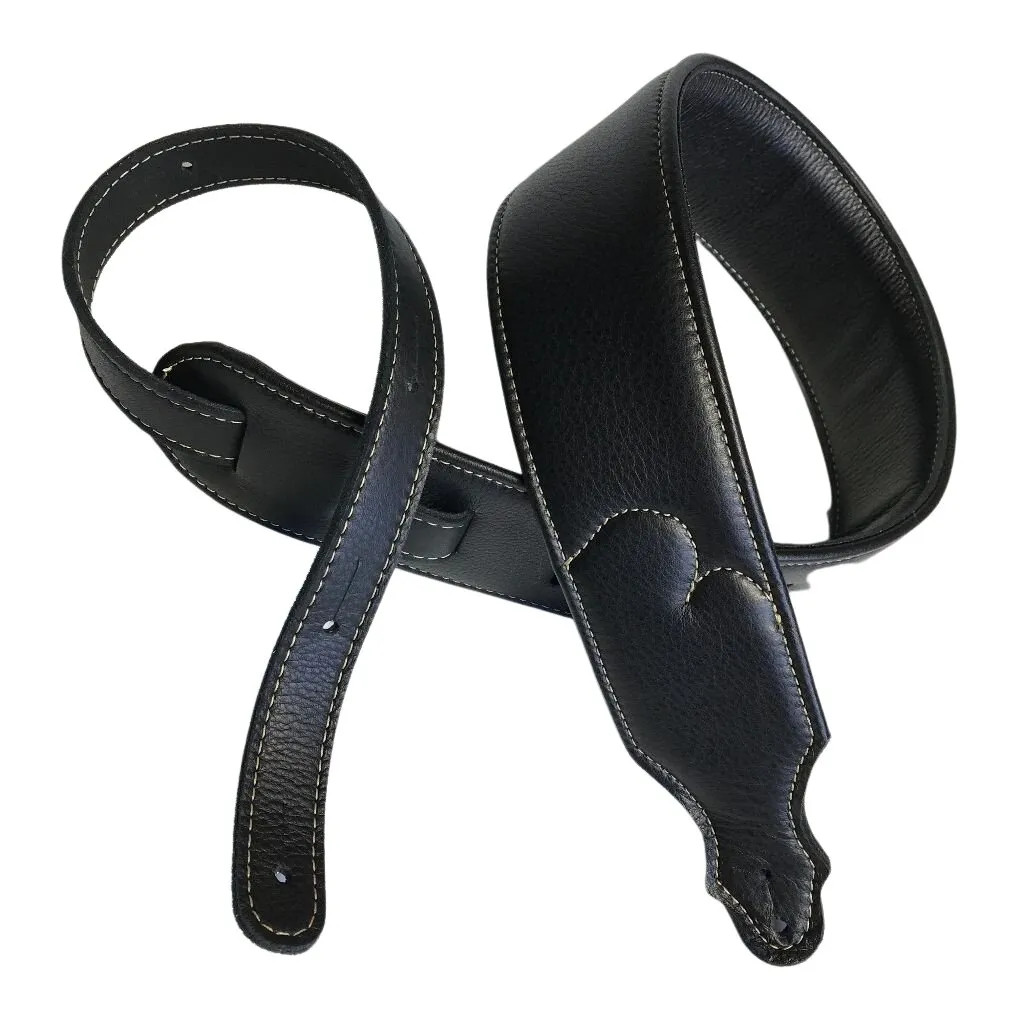 10B-BKN Ledergurt Padded Black